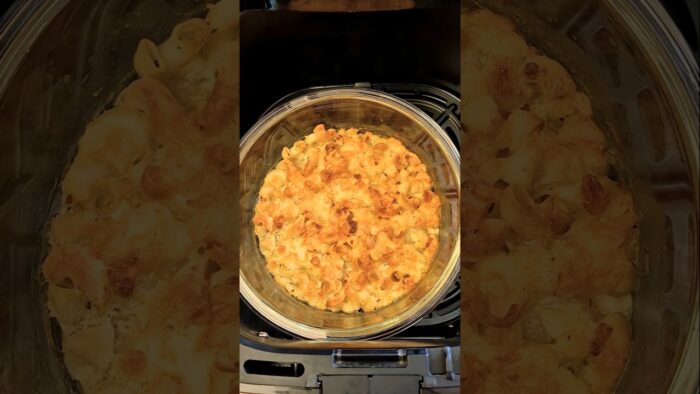 Mac & Cheese Recipe in Air Fryer 👌 #shorts # #viral #trending #youtubeshorts #viralshorts #ytshorts