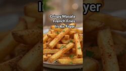 Masala French Fries 🍟 | Easy Air Fryer Snack Recipe.              #shorts #cooking #fries