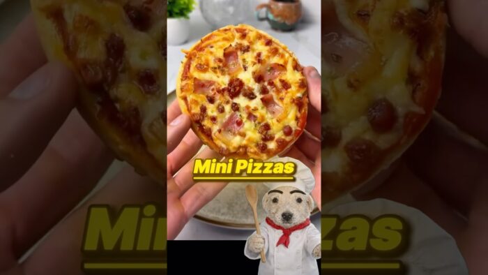 Mini pizzas en menos de 5 minutos 🍕🔥