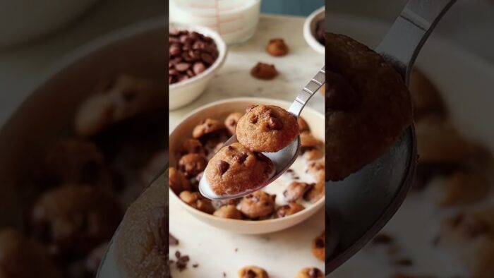 *NO MAIDA & EGGLESS* MINI CHOCOLATE CHIP COOKIES #shorts