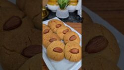 Nankhatai in Air Fryer Recipe 🥰 | Air Fryer Series EP 04 ❤️ #shorts #biscuits #viral #airfryer