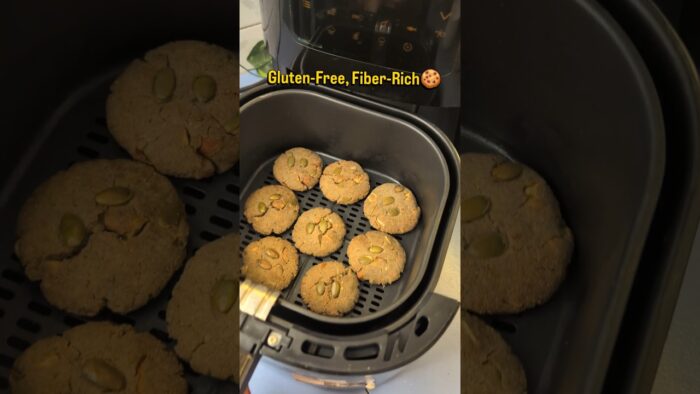 No Maida Cookies Recipe in Air Fryer 🤤😋|| Gluten free Cookies🍪 #shorts #viral #trending #reels #yt