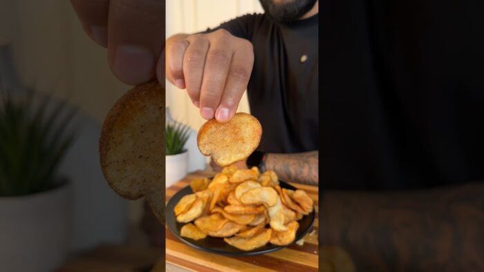 Papas crocantes en air fryer con poco aceite. ¡Fáciles y deliciosas! 🥔😱🔥 #cali #recetas
