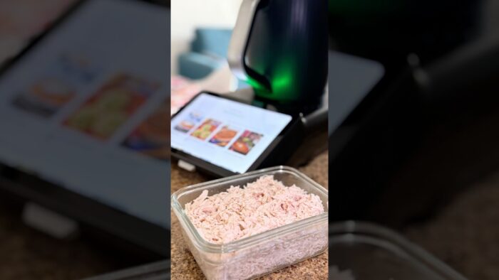 Pechuga al vapor y deshebrada en #thermomix #tm7 #thermoniquex