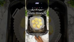 Potato Air Fryer Omelette 🍕 | Quick & Easy Breakfast Recipe
