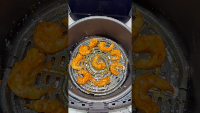 Prawns fry in air fryer. ..😍 #shorts #trending #recipe #cooking