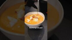 SALMOREJO SIN PAN en THERMOMIX 🍅 | Más ligero, cremoso y listo en 5 minutos #receta #recetavegana