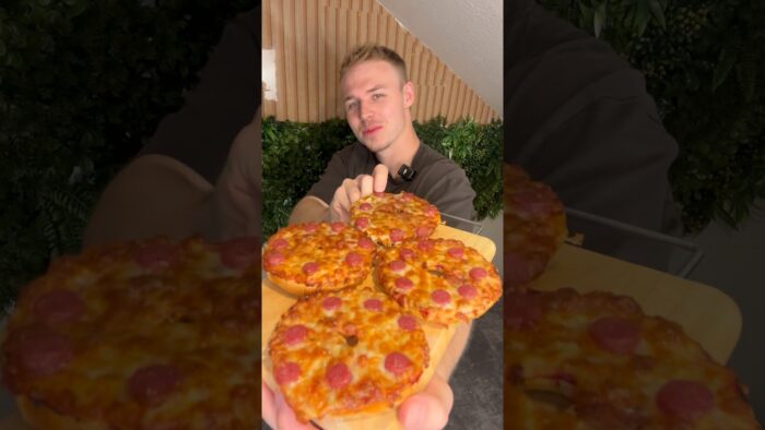 Schnelles Pizza Bagel Rezept aus dem Airfryer!🍕 #kochen #airfryer