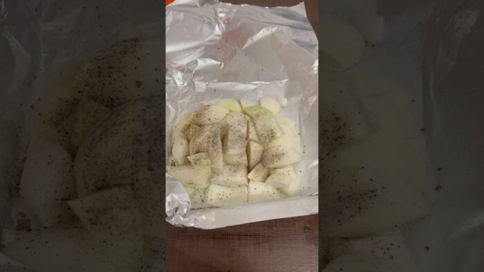 Si tienes cebollitas, haz esto en la freidora de aire 🤤 #canaldecocina