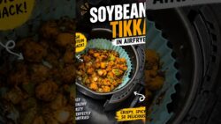 Soya Tikka in air fryer              #cooking #airfyer #soyabean #food #recipe