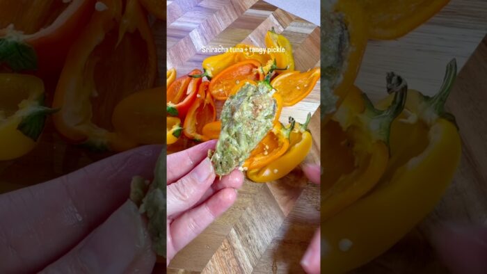 Sriracha Mayo + Tangy pickle + creamy avocado + melted  mozzarella #recipe #healthy #nocarb