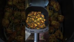 Tandoori aloo recipe in Air fryer | Crispy air fried masala potato | #shorts #airfryerrecipes