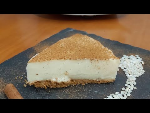 Tarta de arroz con leche en Thermomix
