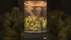 The Crispiest Air Fryer Broccoli You’ll Ever Make! 🥦 #shorts #youtubeshorts #food