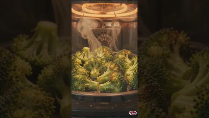 The Crispiest Air Fryer Broccoli You’ll Ever Make! 🥦 #shorts #youtubeshorts #food