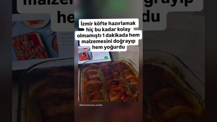 Thermomix ile Osmanlı’dan Çeşmi Nigar & Pratik İzmir Köfte #shorts#çorba#izmir köfte