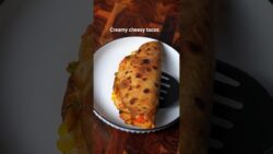 Turn your leftover roti into these delicious Cheesy Roti Tacos#leftoverroti#tacos #cheesy #shorts
