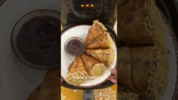 Unique High Protein Keema Cone Snacks Recipe with Leftover Roti in Air Fryer🤤#shorts #viral #yt