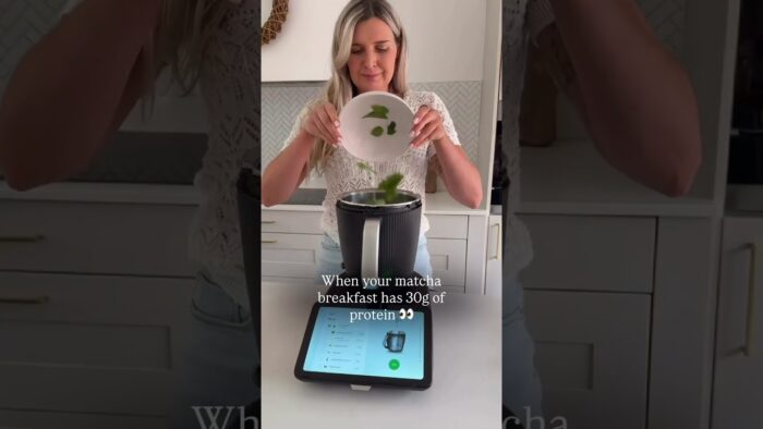 When your matcha has 30g of protein… #thermomix #thermomixtm7