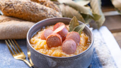 Berza con patata y salchicha