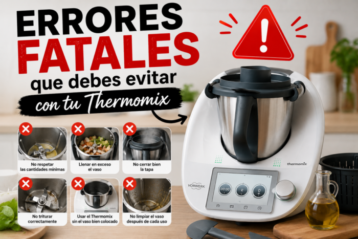 Errores fatales que debes evitar con tu Thermomix