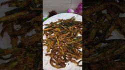kurkuri bhindi recipe  | crispy okra fry #food #bhindi #trending #cooking