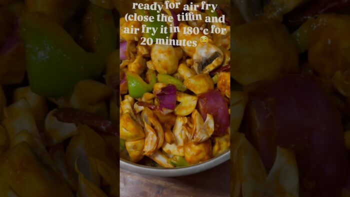 something delicious 🥰in every weekend #mushroomrecipe #airfryerrecipes #shorts #cookingvideo