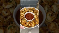 viral tortellini pasta chips recipe 🍝#shorts #recipe #cooking #food #pasta #crunchy #snacks #viral