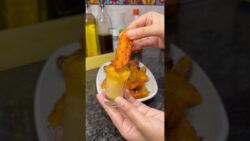 without Airfyer + Without Boiling Crispy **Potato Wedges** 🥔#shorts#potato#snacks #ytshorts#shorts