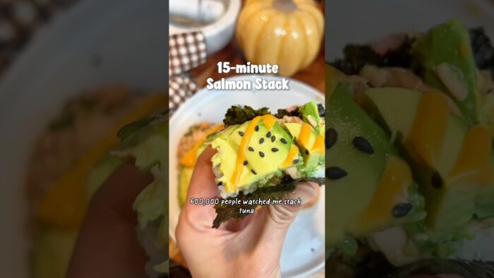 15-minute salmon stack