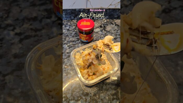 AIR FRYER ✨EP. 02 chesse Macaroni #ytshorts #shorts #viralshorts#viralvideo#recipe #airfryerrecipes