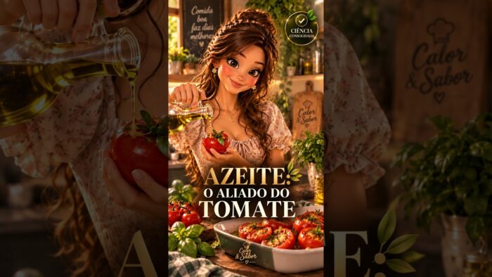 AZEITE: O ALIADO DO TOMATE 🍅🫒