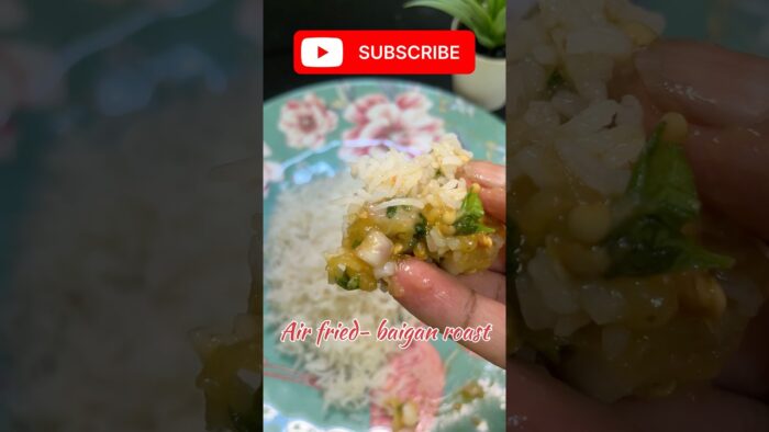 Air Fryer Recipe Baigan Roast #food #foodblogger #foodlover #foodshorts #airfryerrecipes #airfryer