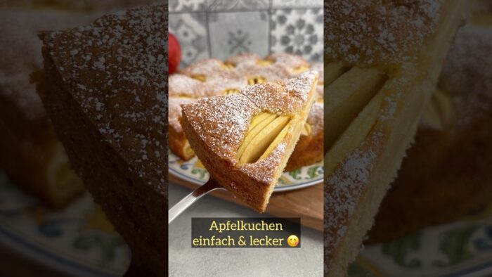 Apfelkuchen #ayazkitchen #kuchen #backen #thermomix #thermomixrezepte #apfel #apfelkuchen #cake