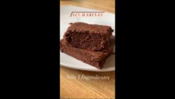 BROWNIE SIN HARINAS – SÓLO 3 INGREDIENTES (Sin Horno) 😱
