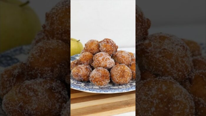 BUÑUELOS DE MANZANA | receta fácil. LaDulcepedia