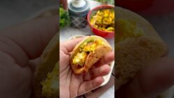 Bread paneer tikka taco in Airfryer #trendingshorts #snacks #ytshorts