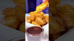 CHURROS CROCANTES la receta más fácil y deliciosa #Foodie #Food #shorts