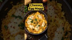 Cheesey Egg Maggi | 10Min Recipe | @UpmaKaburulu #shorts