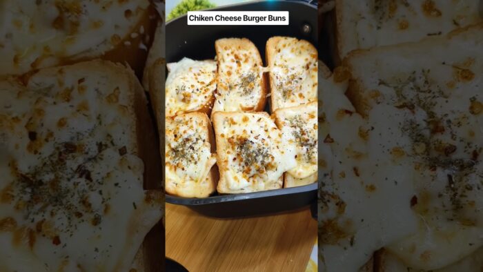 🍔 Chicken Cheese Burger Buns 🧀 | Viral Air Fryer Recipe