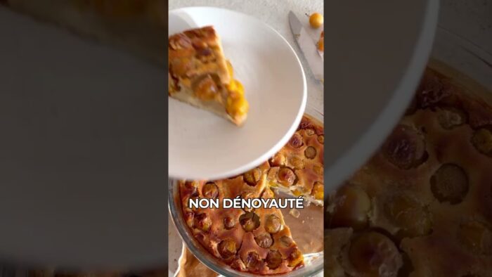 Clafoutis aux mirabelles au #thermomix