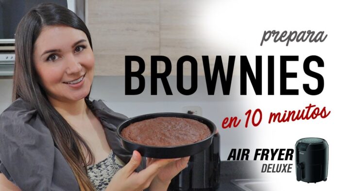Cómo hacer BROWNIES en la #AirFryer | Receta Fácil y Rápida