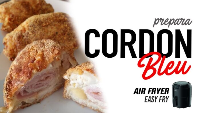 Cómo hacer CORDON BLEU fácilmente en la #AirFryer SIN USAR ACEITE | Apanado Perfecto | Do it! Laura