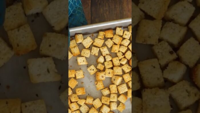 Cómo hacer crotones en casa
