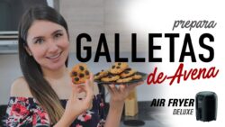 Cómo hacer saludables 🍪 🍪 GALLETAS DE AVENA en la #AirFryer