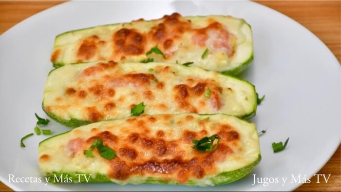Como hacer una cena riquisima y facil, calabacitas rellenas