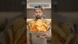 Cottage Cheese Chips Air Fryer ( cottage cheese before bed)