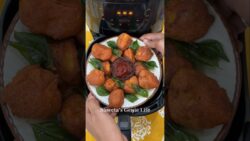 Crispy Aloo Koliwada Recipe in Air Fryer🤤#shorts #viral #trending #ytshorts #cooking #youtube #yt