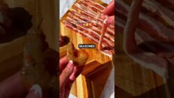 Crispy Honey Bacon Wrapped Shrimp | Easy Air Fryer Shrimp Recipe 🍤🥓
