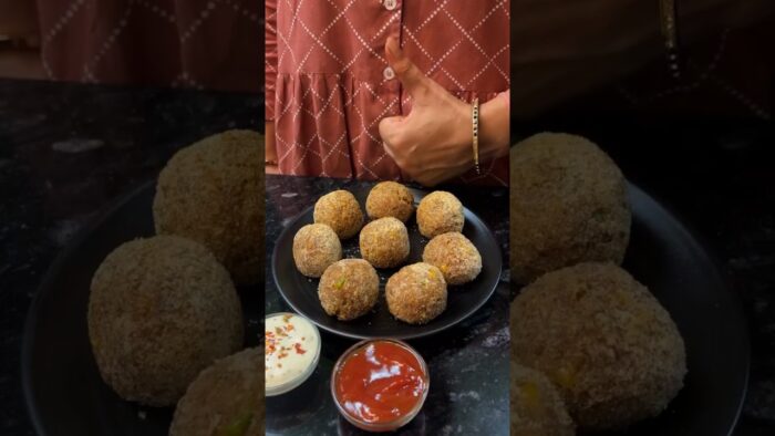 Crispy Potato Cheese Balls